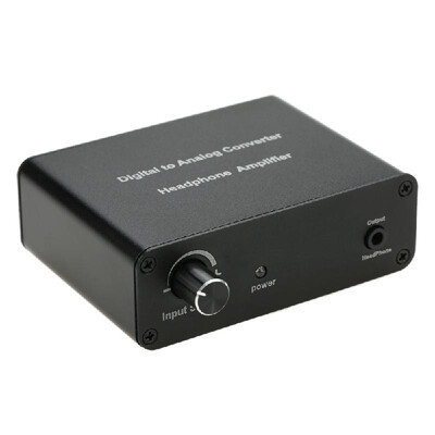 

Toslink SPDIF Coaxial Digital Optical to Analog LR RCA Audio Output Amplifier Extractor Converter Adapter