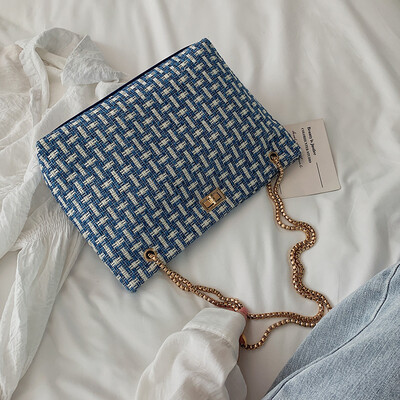 

Advanced sense bag handbags new 2019 fashion big bag foreign gas Messenger bag wild ins chain shoulder bag