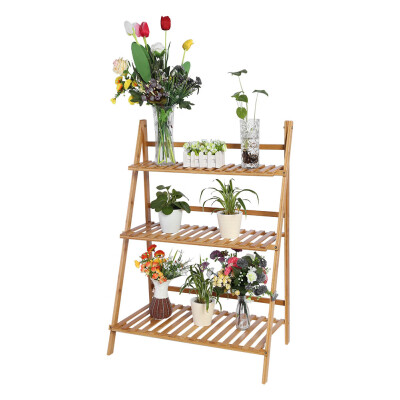 

Multi Layer Flower Pot Rack Foldable Potted Stand Shelf Holder for Balcony Living Room Garden Patio