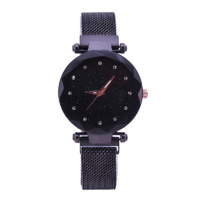 

Women Elegant Quartz Magnetic Watch Fashionable Gorgeous Stainless Steel Wrist Watch