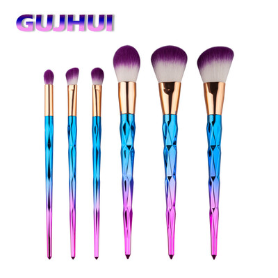 

Toponeto 6PCS Make Up Foundation Eyebrow Eyeliner Blush Cosmetic Concealer Brushes