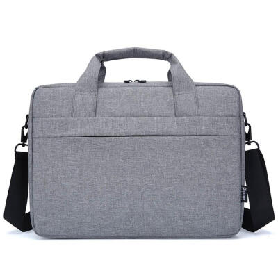 

156 inch Large Capacity Zipper Laptop Handbag Waterproof Travel Briefcase