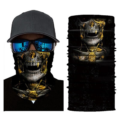 

Cool Robot Skeleton Halloween Mask Scarf Joker Headband Balaclavas for Cycling Fishing Ski Motorcycle AC232
