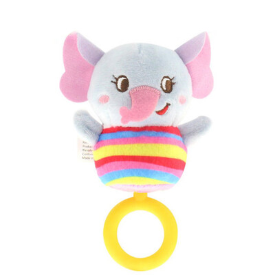 

Tailored Newborn Baby Infant Animal Soft Rattles Teether Hanging Bell Plush Bebe Toys