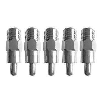 

5pcs Stainless Steel Pig Nipple Anti-splash Drinking Faucet Pig Mouthpiece