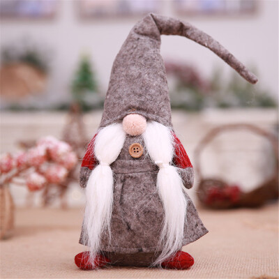 

Gobestart 17 Inches Handmade Christmas Gnome Swedish Figurines Holiday Decoration Gifts