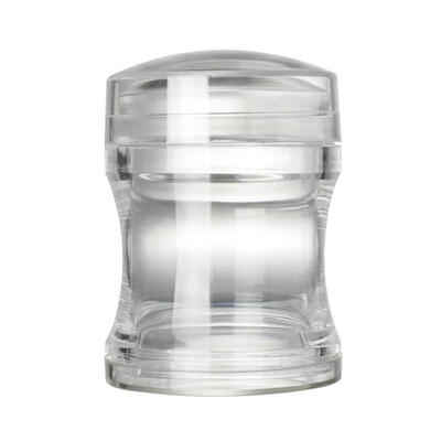 

Nail Art Stamper Clear Silicone Scraper with Cap Nail Stamping Beauty Tools