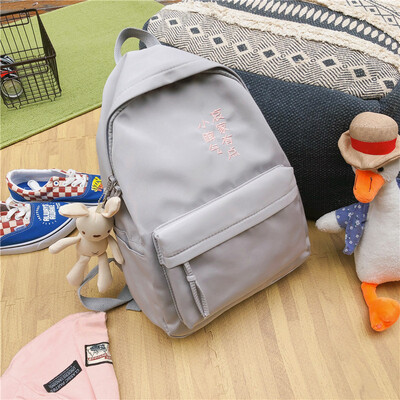 

Korean version of schoolbag female Harajuku ulzzang high school students in junior high school inswind backpack with a sense of an