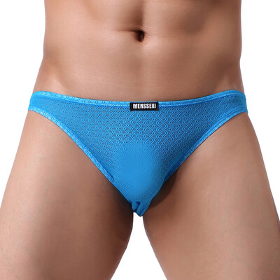 

Tailored Mens Sold Color Natural Washed Breathable Sexy Mesh Underwear