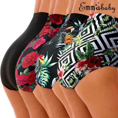 

Women Sexy High Waist Swimwear Bikini Briefs Beach Panties Shorts Beachwear