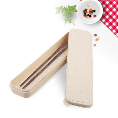 

Greensen Portable Reusable Eco-friendly Wheat Straw Chopsticks Fork Spoon Storage Holder Case Box