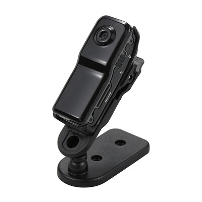 

MD80 Bracket Clip Sports Video Camera Mini DVR Camera Concealed DV Monitor Cam Support 32GB Black