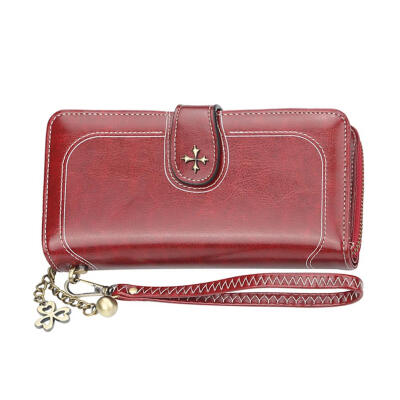 

Women PU Leather Long Wallet Zipper Coin Purse Clutch Bag Coin Card Holder