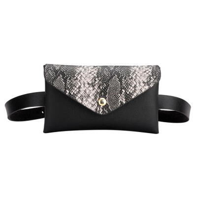 

Snake Shoulder Waist Bags Fanny Belt Packs Women Flap Messenger Chest Bags