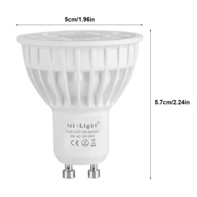 

Wireless Bulb LampMilight Wireless E27 GU10 4W LED Light RGB CCT Bulb Lamp DecorWireless LED Light