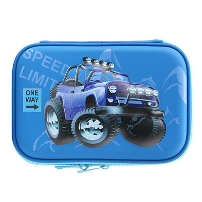 

Kids Cartoon Car Large Capacity Pencil Bags Students School EVA Pencil Case