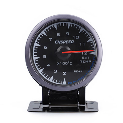 

Car Exhaust Temp Gauge 12V 7 Colors Backlit Automotive Exhaust Temperature Meter 25" 60mm