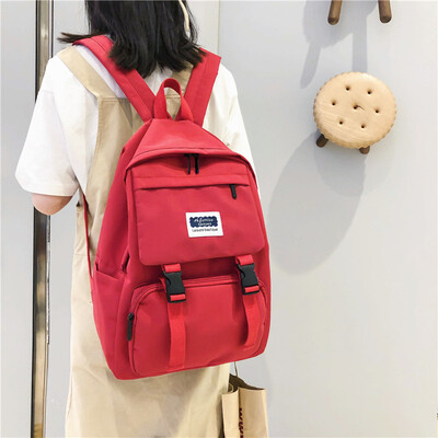 

Bf wind-old-style schoolbag womens Korean-style high-middle-central-origin ulzzang Skinss double-shoulder bag for all-in-one