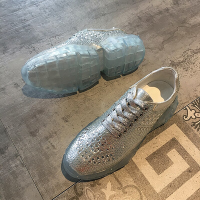 

Leisure fashion Torre shoes women ins tide autumn thick bottom Joker rhinestone personality street shoes
