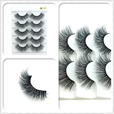 

〖Follure〗Luxury Makeup 5Pair 3D False Lashes Fluffy Strip Eyelashes Long Natural Party