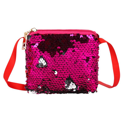 

Tailored Fashion Womens Child Sequin Crossbody Bag Shoulder Bags Messenger Bag Coin Bag