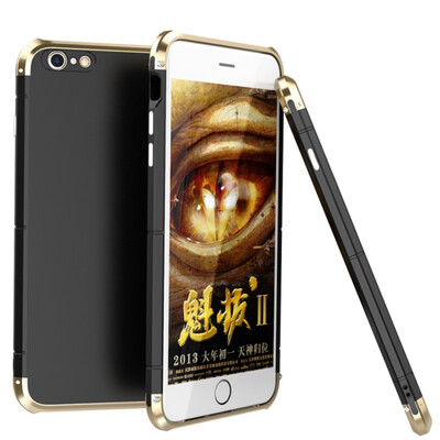 

Super Luxury For iPhone 6 6s Plus Case 360 Full Protection 3in1 Aluminum Metal PC Hard Hybrid Slim Back Cover For iPhone 6s Case