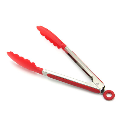 

High Temperature Resistant Silicone Kitchen Food Clamp Tong Cooking Tools