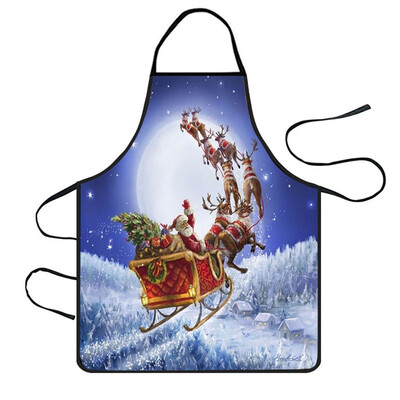 

Siaonvr Christmas Decoration Waterproof Apron Kitchen Aprons Dinner Party Apron