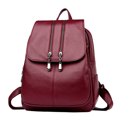

2018 Brand New Laptop Backpack Women Leather Luxury Backpack Women Fashion Backpack Satchel School Bag Pu