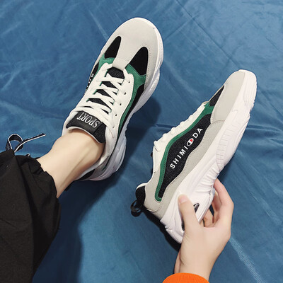 

Ins autumn mens shoes tide shoes new Hong Kong style small white shoes mens white casual sports shoes breathable white shoes