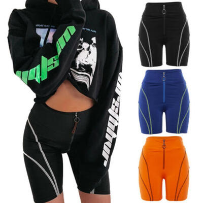 

Fashion Women Push Up Leggings Zipper Yoga Apparel Anti Cellulite Scrunch Pants