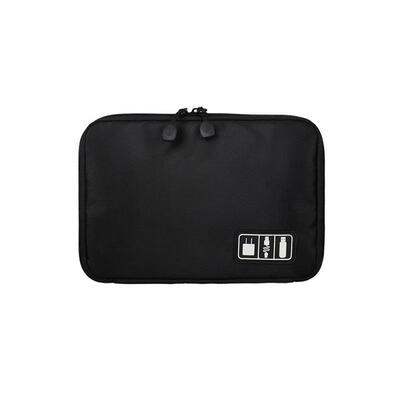 

Waterproof Nylon Cable Holder Bag Electronic Accessories USB Drive Storage Case For Outdoor Travel Camping Hiking