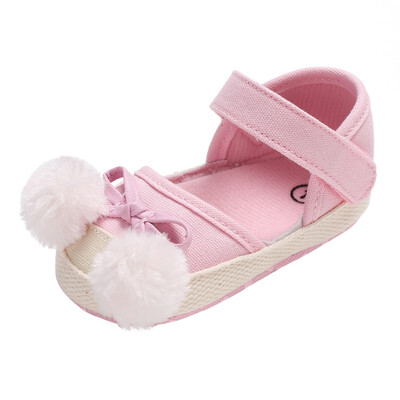 

First Walkers 2018 0-18M Summer New Fashion Baby Cute Soft Bottom Canvas Princess Shoes Girls Shoes Newborn Toddler Shoes
