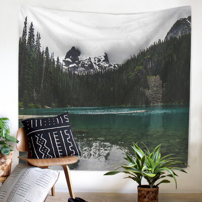 

Wall Hanging Tapestries Sunset Forest Tapestry Ocean And Mountains Wall Hanging Tapestry With Romantic Pictures Art Nature Home