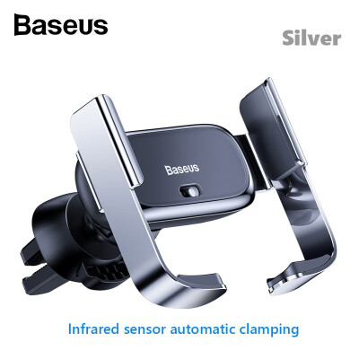 

Baseus Mini Electric Car Holder for mobile phone 47 to 65 inch infrared sensor automatic clamping phone holder for car