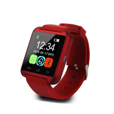 

U8 Bluetooth Smart Watch For Android IOS Phone Wrist Pedometer With Touch Screen Camera Support TF Card Handsfree Call