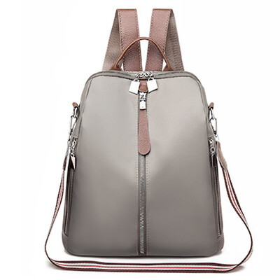 

Tailored Fashion Women Oxford Waterproof Backpack Anti-Theft Large Capacity Stripe Bags
