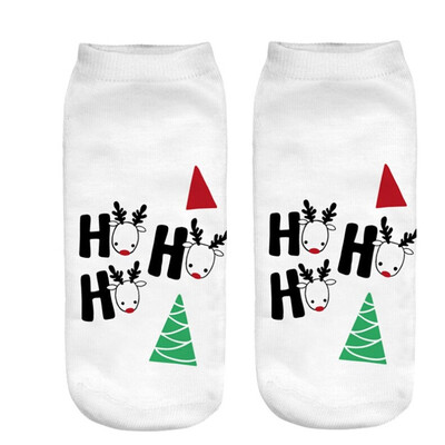 

Gobestart Womens 3D Cartoon Funny Christmas Crazy Cute Amazing Novelty Print Ankle Socks