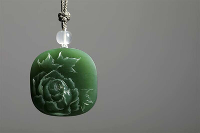 

WANYANSHAOHUA Xinjiang Hetian Biyu pendant jewelry accessories 18350-18353