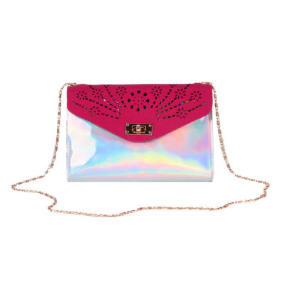 

Fashion Hollow Laser Shoulder Bags Mini Chain Women Flap Crossbody Tote