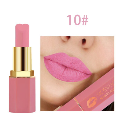 

Heart Shape Lips Makeup Waterproof Long Lasting Pigment Red Shimmer Makeup