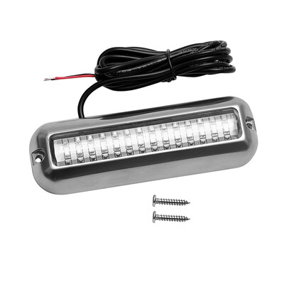 

IP68 waterproof 42 LED 120 Degree Red Light Beam Stainless Steel Case Underwater Pontoon Boat Ship Yacht Fishing Lamps