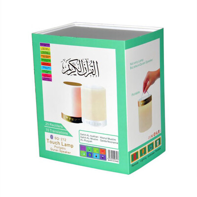 

BT Speaker Wirelessly Colorful LEDs Loudspeaker Quran Support MP3 FM TF Card Radio Remote Control