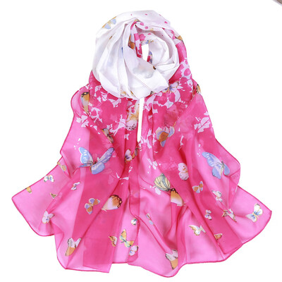 

Gobestart Fashion Women Soild Dot Printing Long Soft Wrap Scarf Ladies Shawl Scarves