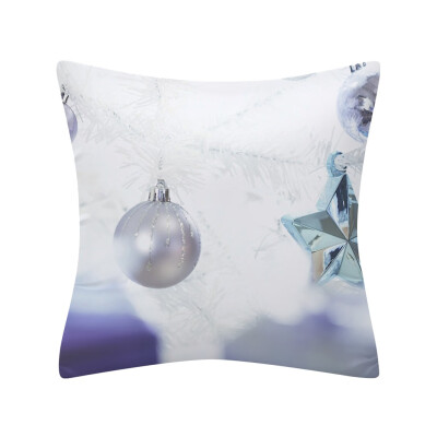 

〖Follure〗Christmas Pillow Case Glitter Polyester Sofa Throw Cushion Cover Home Decor