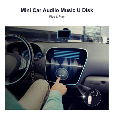 

USB Flash Drive USB20 Mini Portable U Disk 128GB Pendrives Car Pen Drive Silver for PC Laptop