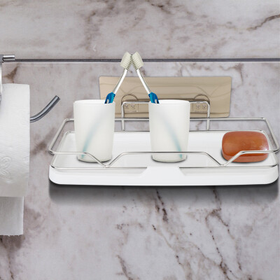 

Greensen Soap Holder Drainage Storage Box with Rhinestone Decoration Bathroom Kitchen