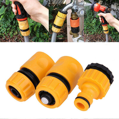 

〖Follure〗3pcs Set Garden Car Water Hose Pipe Tap Adapter Connector&Fitting Hosepipe AF