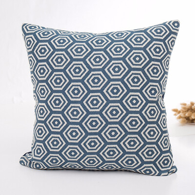 

Cushion Cover Polyester Cotton Plaid Pillow Cases Square Rectangle Pillow Cover for Sofa Room Home Office Decor