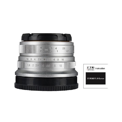 

7artisans 25mm F18 Manual Focus Lens Large Aperture for Olympus Epm2E-PL7 E-PL8E-P5E-P6 for Panasonic G5G6G7GF5GF6GM10G